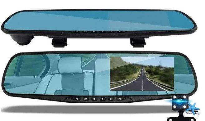 Автомобильное зеркало-видеорегистратор K40 (Android) 1/8 (LCD 10", GPS)