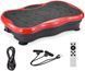 Виброплатформа для похудения Minexo VIBRO SLIM SHAPER PRO RED с пультом ДУ и эспандерами ∙ Тренажер-виброплатформа VIBRO SLIM SHAPER PRO для занятий спортом