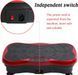 Виброплатформа для похудения Minexo VIBRO SLIM SHAPER PRO RED с пультом ДУ и эспандерами ∙ Тренажер-виброплатформа VIBRO SLIM SHAPER PRO для занятий спортом