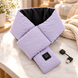 Шарф Intelligent Heating Scarf с подогревом фиолетовый &bull; Электрический шарф Intelligent Heating Scarf USB 5V с 3 режимами нагрева 10&times;80 см