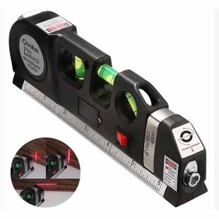 Лазерный уровень со встроенной рулеткой Laser Level Pro 3 Нивелир строительный