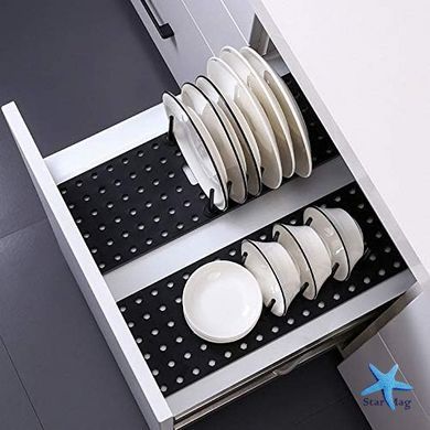 Телескопическая сушилка Drawer Organizer с индивидуальной конфигурацией ∙ Сушилка для посуды Drawer Organizer