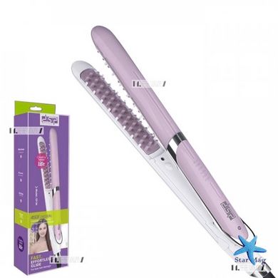Выпрямитель утюжок щипцы для волос профессиональный с керамическим покрытием DSP 10134 63Вт Pink