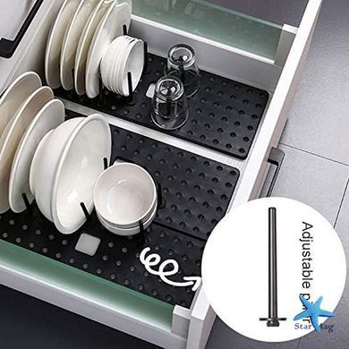 Телескопическая сушилка Drawer Organizer с индивидуальной конфигурацией ∙ Сушилка для посуды Drawer Organizer