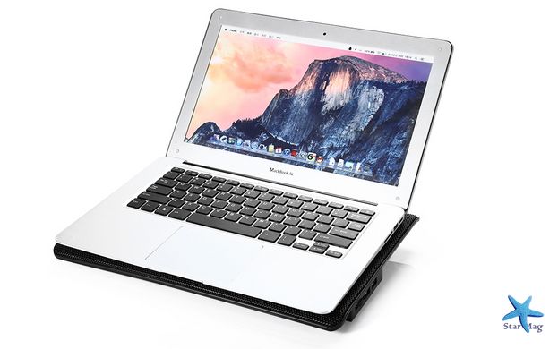 Охолоджувальна підставка для ноутбука CoolPad L112A ∙ 4 кулера ∙ USB