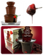 Шоколадный фонтан Фондю Mini Chocolate Fondue Fountain Домашняя мини - фондюшница