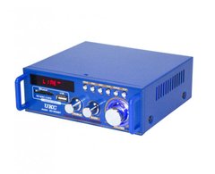 Підсилювач потужності звуку UKC SN-3636BT Blue з Bluetooth та радіо