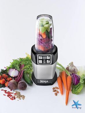 Умный блендер Nutri Ninja Auto iQ для приготовления смузи, соков и коктейлей, 1000 Вт