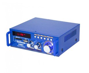 Усилитель мощности звука с Bluetooth и радио UKC SN-3636BT Blue