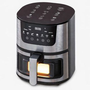 Аэрогриль для дома Silver Crest SC-8855S 8 л 4200 Вт ∙ Аэрофритюрница без масла Hot Air