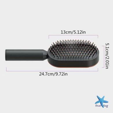 Масажний гребінець Central Hollow Cushion Comb 3D для шкіри голови ∙ 3D гребінець для волосся Central Hollow Cushion Comb