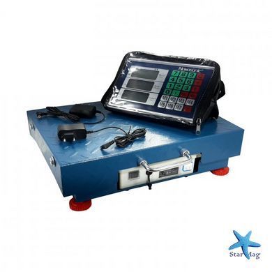 Електронні торговельні ваги Wimpex WX-250 до 250 кг &bull; Підлогові складські ваги з точністю 50 г для магазину, складу та торгівлі