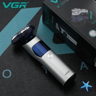 Электробритва мужская VGR V-328 ∙ Роторная бритва-шейвер VGR V-328 с LED дисплеем