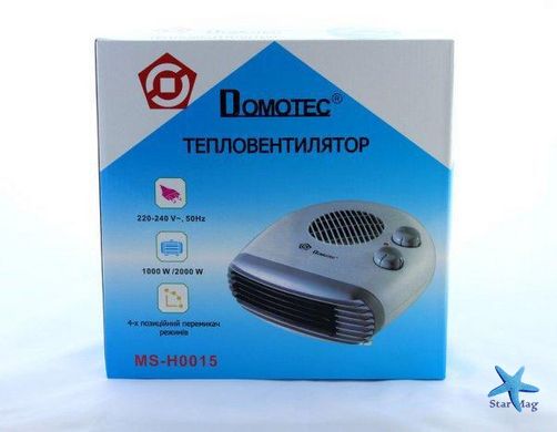 Тепловентилятор Heater MS H 0015 Дуйка Обогреватель PR4
