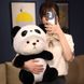 М'яка іграшка Ведмедик Панда у костюмі зі знімним капюшоном · Плюшевий ведмедик, 60 см