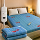 Электропростынь Electric Blanket 150&times;170 см с 2 режимами подогрева, клетка с вишнями &bull; Электрическая простынь Electric Blanket 220 В с терморегулятором для кровати