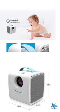 Дитячий міні-проектор Q2 Домашній портативний відеопроектор