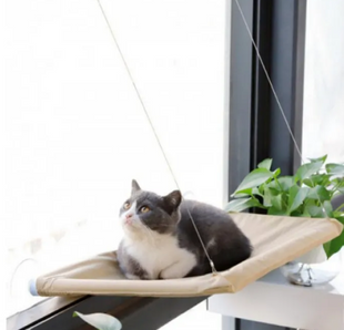 Подвесная лежанка - гамак для кошек Window Mounted Cat Bed