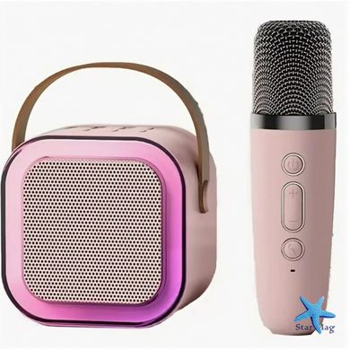 Детский набор Караоке Беспроводной микрофон + Bluetooth Колонка