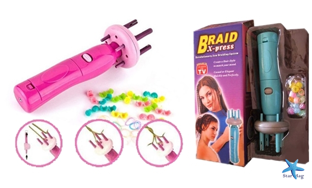 Прибор машинка для плетения косичек Braid X Press