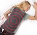 Согревающая электрическая массажная подстилка &ndash; грелка MASSAGING WEIGHTED HEATING PAD от боли в спине &middot; Флисовая мини электропростынь - накидка