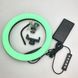 Світлодіодна кільцева RGB лампа MJ33 ∙ Селфі-кільце освітлювальне для фото та зйомок, 33 см