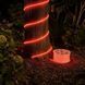 Гирлянда-лента Rope-Lights SMD5050-R 100 м, красная &bull; Уличная светодиодная гирлянда-дюралайт с прозрачным проводом, SMD 5050 и защитой IP65 для фасадов и деревьев