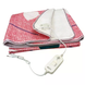Електропростирадло Electric Blanket 7421 150&times;170 см з 2 режимами підігріву, рожеве із сердечками &bull; Електричне простирадло Electric Blanket 7421 65/130 Вт з терморегулятором для ліжка