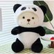 М'яка іграшка Ведмедик Панда у костюмі зі знімним капюшоном · Плюшевий ведмедик, 80 см