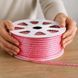 Гирлянда-лента Rope-Lights SMD5050-R 100 м, красная &bull; Уличная светодиодная гирлянда-дюралайт с прозрачным проводом, SMD 5050 и защитой IP65 для фасадов и деревьев