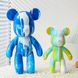 Флюидный медвежонок Fluid Bear Bearbrick с красками · Набор для творчества DIY Мишка Сделай сам, 23 см