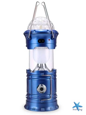 Фонарь уличный SX-6888T Multifunction Stage Flame Lamp для кемпинга D-1977 ∙ Многофункциональный кемпинговый фонарь SX-6888T с диско-эффектом
