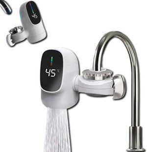 Водонагреватель WATER HEATER ZSW-D03 &bull; Электрическая насадка на кран с проточным водонагревателем и LCD дисплеем