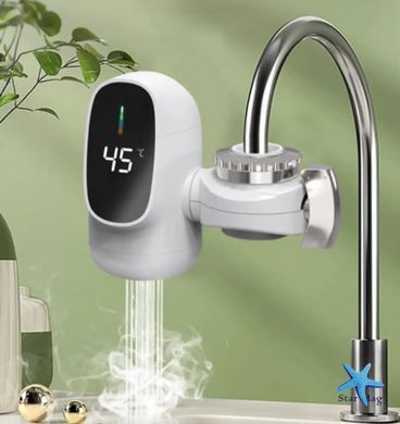 Водонагреватель WATER HEATER ZSW-D03 &bull; Электрическая насадка на кран с проточным водонагревателем и LCD дисплеем