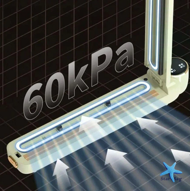 Вакуумный упаковщик AND LY-554 White 90 Вт &bull; Бытовой автоматический вакууматор Sealing Machine для продуктов, запайки пакетов и заморозки
