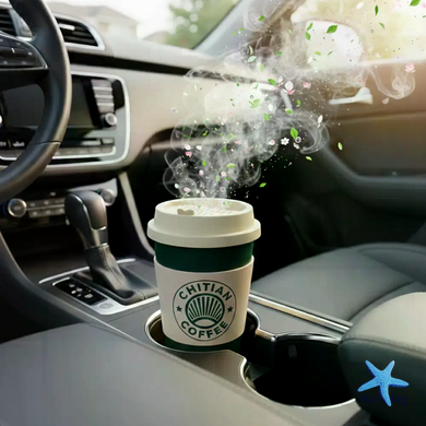 Автомобільний ароматизатор Chitian COFFEE CT-C88 200 г &bull; Освіжувач повітря в машину з кавовим ароматом для салону авто, дому та офісу