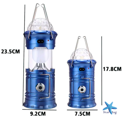 Фонарь уличный SX-6888T Multifunction Stage Flame Lamp для кемпинга D-1977 ∙ Многофункциональный кемпинговый фонарь SX-6888T с диско-эффектом
