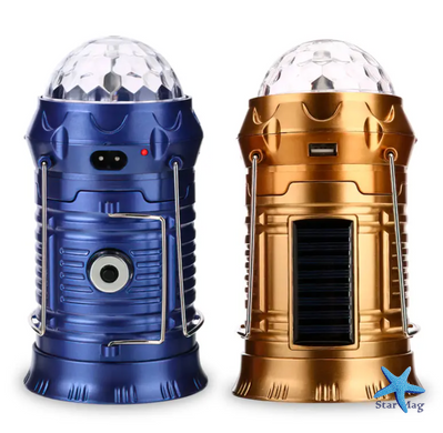 Фонарь уличный SX-6888T Multifunction Stage Flame Lamp для кемпинга D-1977 ∙ Многофункциональный кемпинговый фонарь SX-6888T с диско-эффектом
