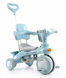 Дитячий триколісний велосипед Baby Carriage 588 блакитний з батьківською ручкою &bull; Велосипед-коляска Baby Carriage 588 для малюків з кошиком