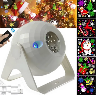 Лазерный проектор XKL-Q8 для декора интерьера и фасадов ∙ Проектор XKL-Q8 влагостойкий для дома и улицы