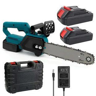 Компактна акумуляторна пила CHAIN SAW з шиною 12 і двома батареями &bull; Ланцюгова пила M-9019 на акумуляторі