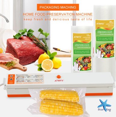 Кухонний вакуумний упаковщик Vacuum Sealer Freshpack PRO ∙ Збереження свіжості упаковщик Vacuum Sealer та економія місця