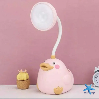 Дитяча настільна лампа “Каченя” ∙ LED світильник Duck Lamp у формі каченя в дитячу кімнату