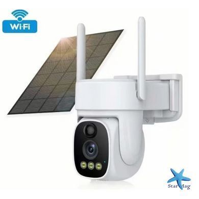 4G камера видеонаблюдения AND D003-4G &bull; Уличная PTZ камера с солнечной панелью, поворотом до 360&deg; и ночным видением