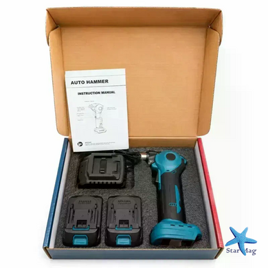 Акумуляторний молоток KRAFFTEC 48V &bull; Безщітковий перфоратор KRAFFTEC 48V 3,3 Дж з 2 АКБ 4,0 А&middot;год і кейсом