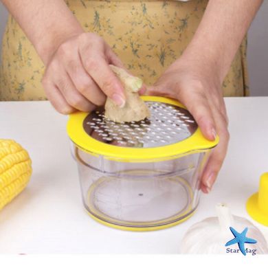 Терка с контейнером Corn Stripper с насадкой для очистки початков кукурузы