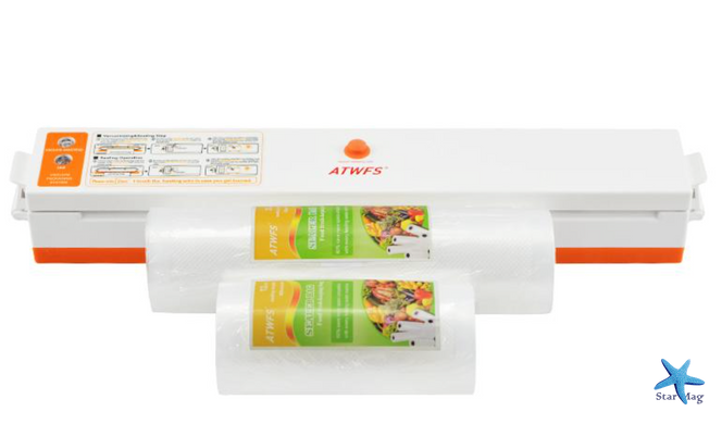 Кухонний вакуумний упаковщик Vacuum Sealer Freshpack PRO ∙ Збереження свіжості упаковщик Vacuum Sealer та економія місця