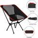 Раскладной компактный стул KingCamp 56&times;60.5&times;65.5 см красный &bull; Складной туристический стул KingCamp для кемпинга, рыбалки, пикника и дачи красный