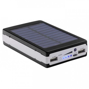 Повербанк на сонячній батареї UN-3102 SOLAR 40000mAh &bull; Портативна мобільна зарядка Power Bank з LED ліхтариком для телефону, планшета та щоденного використання