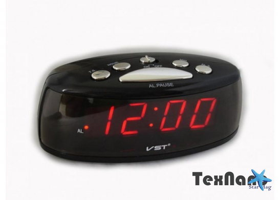 Электронные настольные часы с подсветкой и будильником VST 773-1 CG10 PR3
